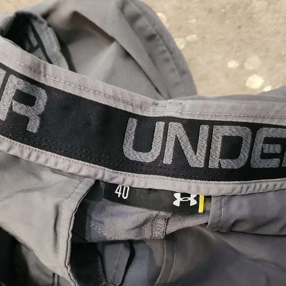 Under Armour Gray Chinos Straight Leg - Picture 2 of 3